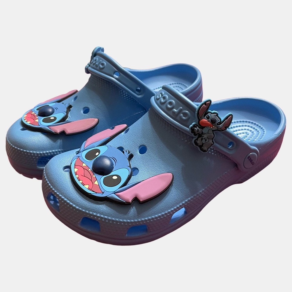Crocs Disney Lilo and Stitch Classic Clogs Light Blue Mens 5 Womens 7